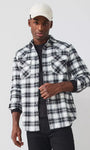 Tommy Jeans DM0DM23258 TJM Regular Flannel Check Shirt - Black Check