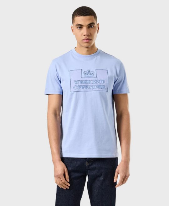 Weekend Offender Astoria T-Shirt - Cornflower Blue