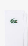 Lacoste RA9246-00 Unisex Crew Socks 001 - White