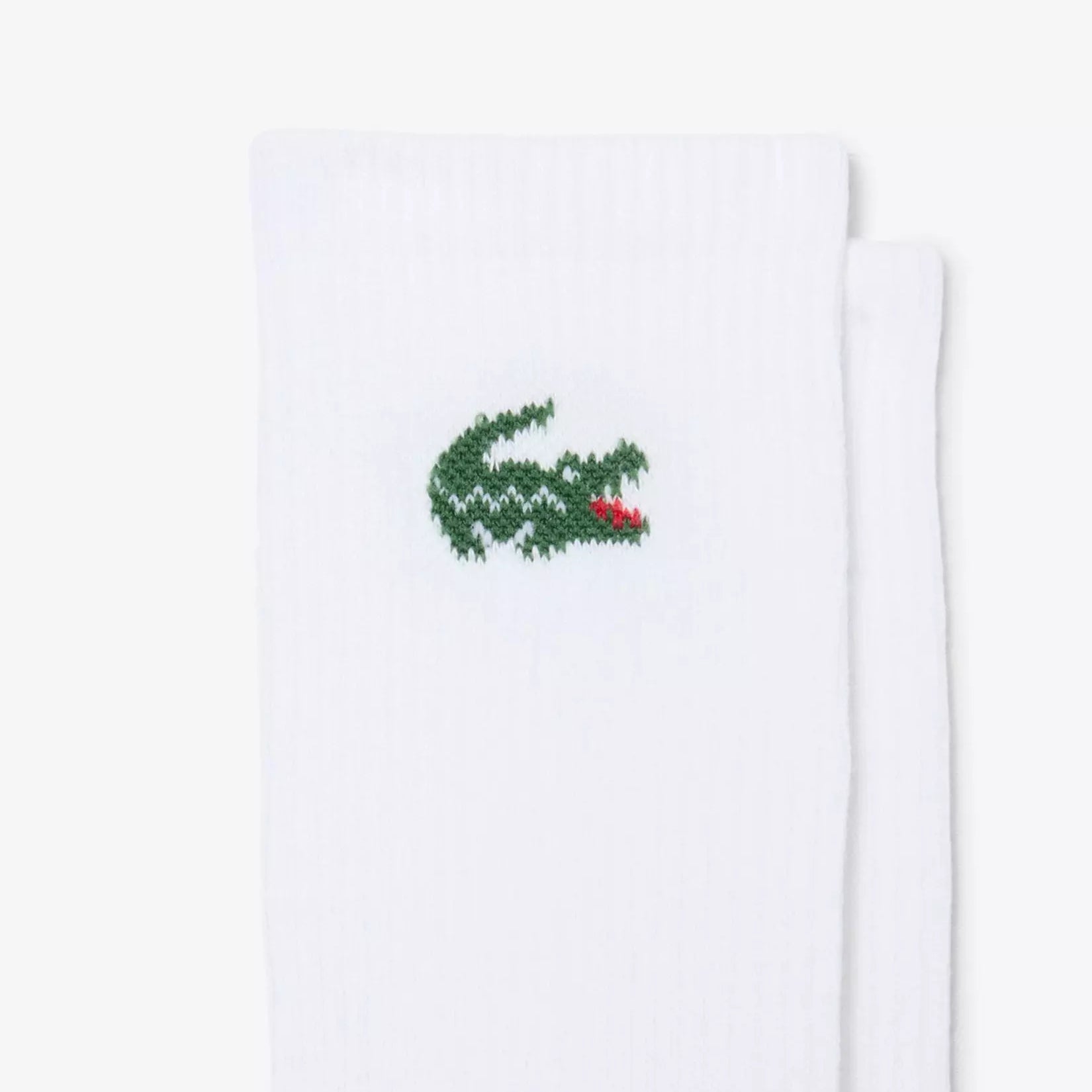 Lacoste RA9246-00 Unisex Crew Socks 001 - White