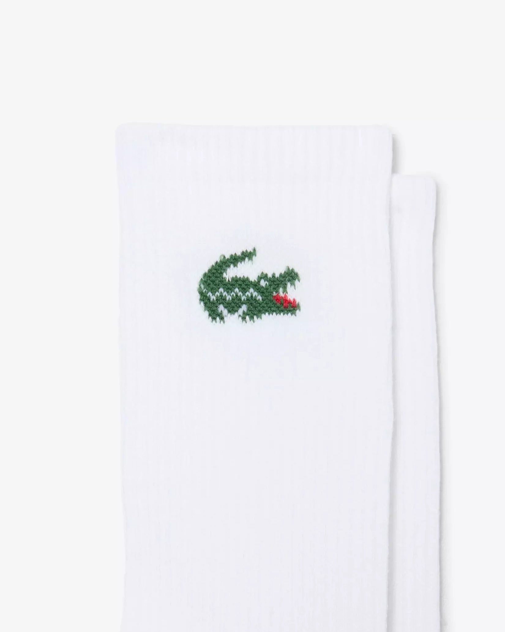 Lacoste RA9246-00 Unisex Crew Socks 001 - White