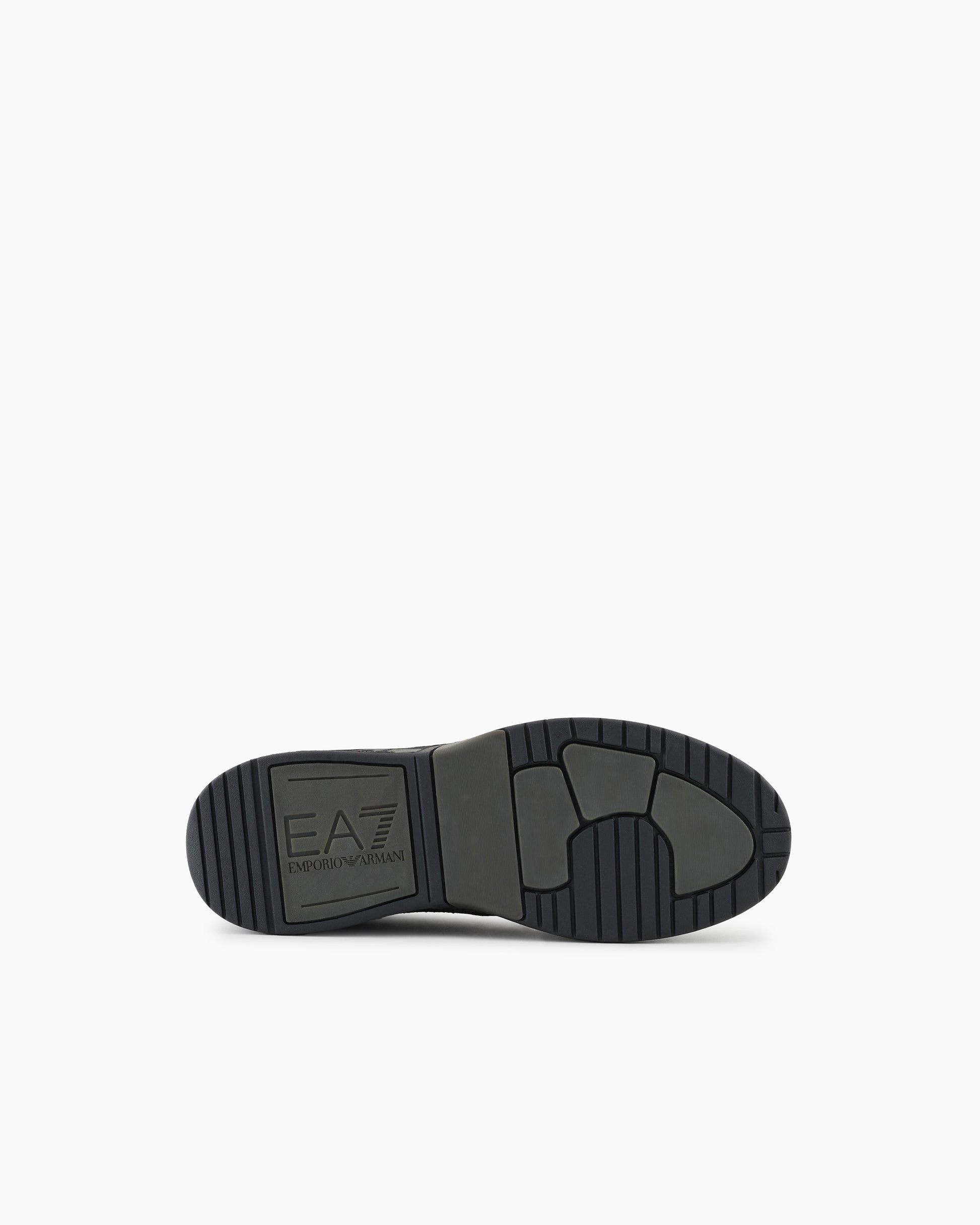 EA7 Emporio Armani X8X187 Woven Trainer Black & Gold