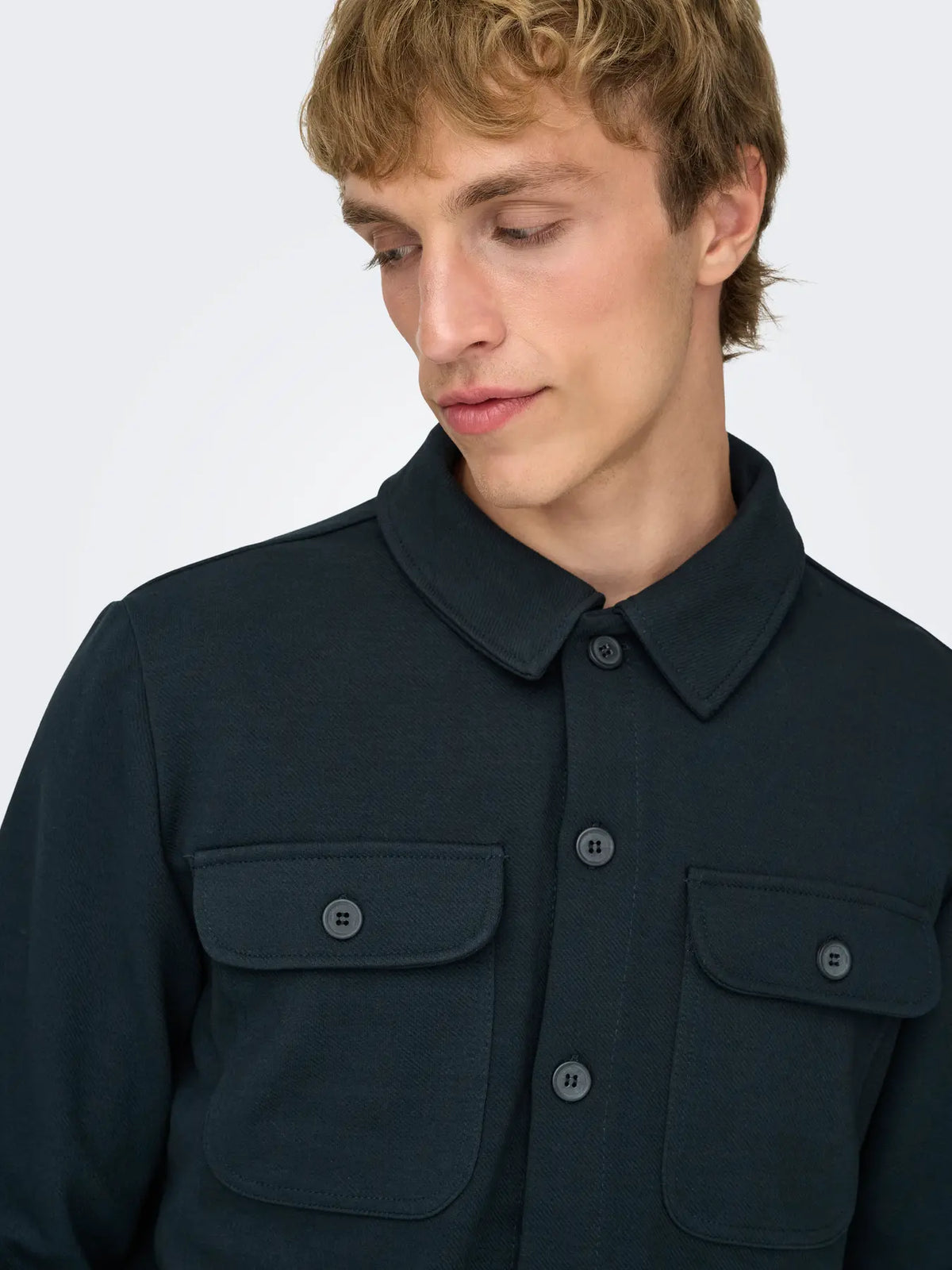 Only & Sons New Kodyl Overshirt - Dark Navy