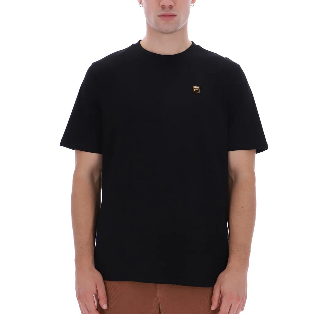 Fila FW26MG001 Yaxley 5 Premium T-Shirt W/ Bamboo Badge 915 - Gunmetal