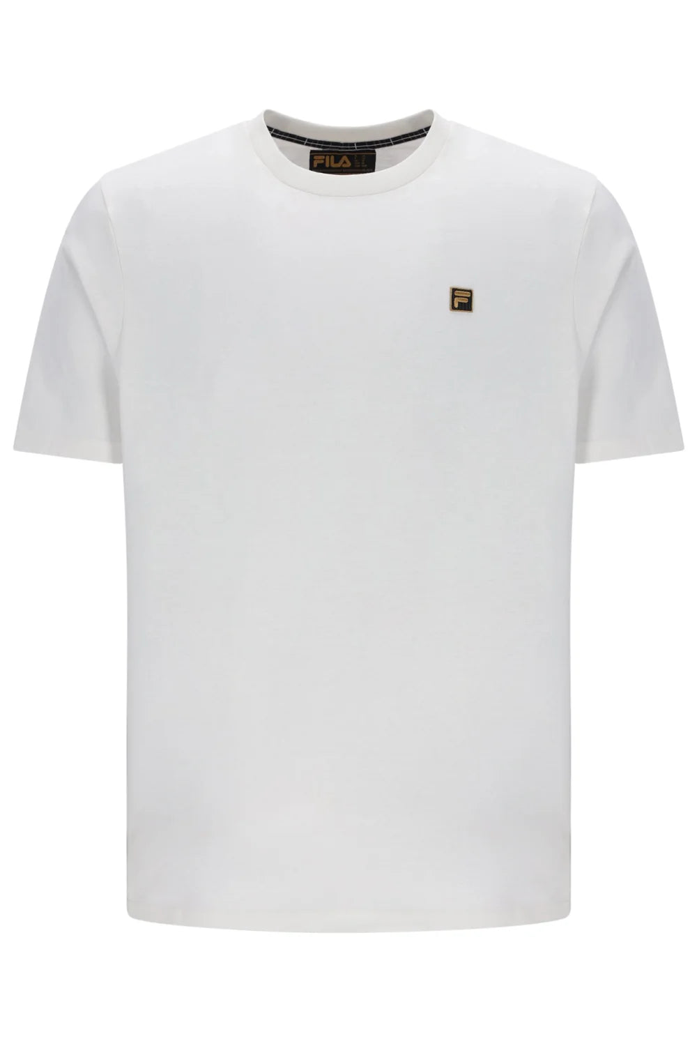 Fila FW26MG001 Yaxley 5 Premium T-Shirt W/ Bamboo Badge 129 - White Down