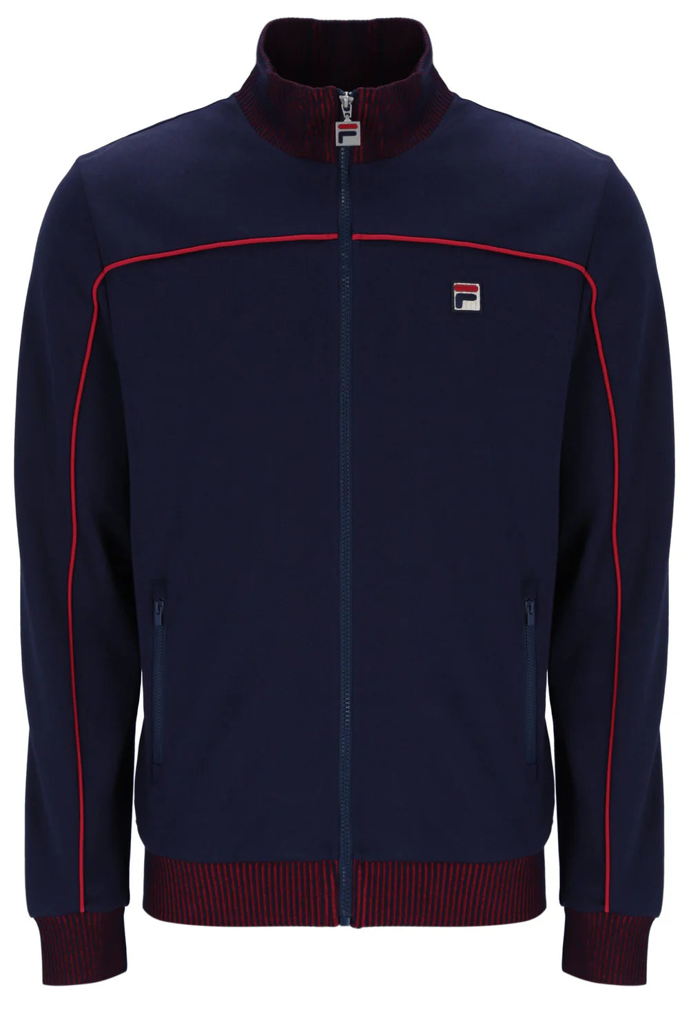 FILA Zayn Lenticular Track Top - FILA Navy/Red