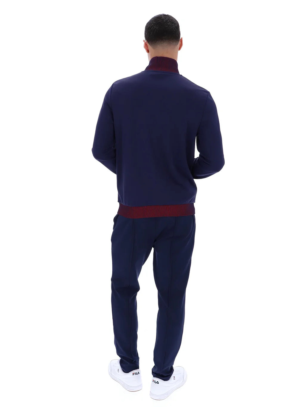 FILA Zayn Lenticular Track Top - FILA Navy/Red