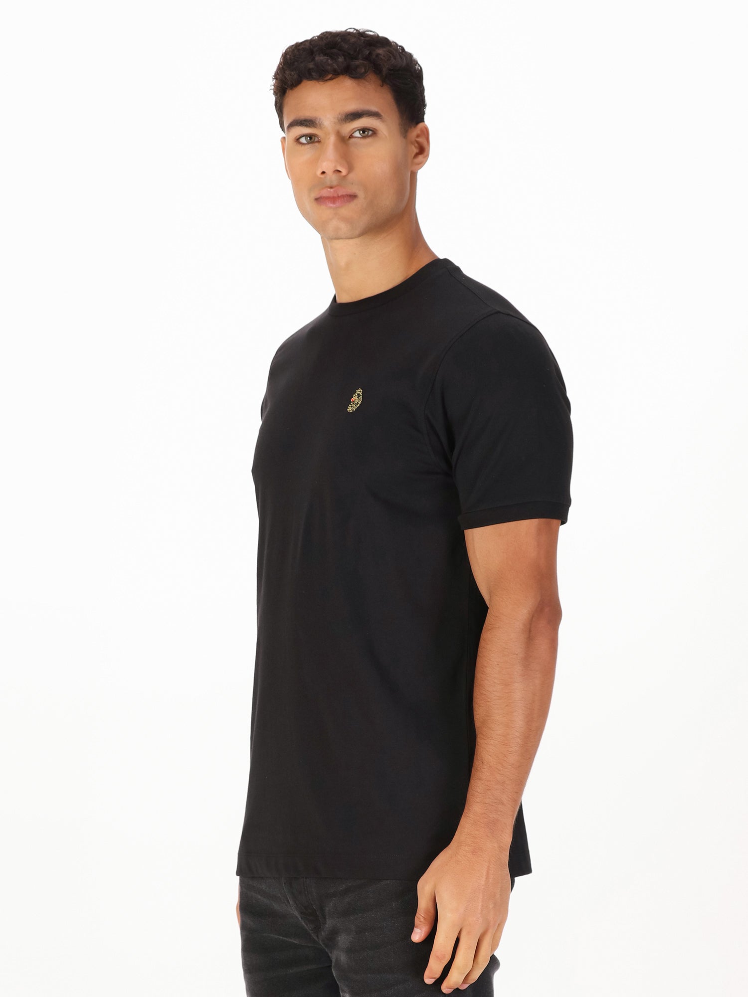 Luke 1977 ZM280165 Traff Core Crew T-shirt Jet Black