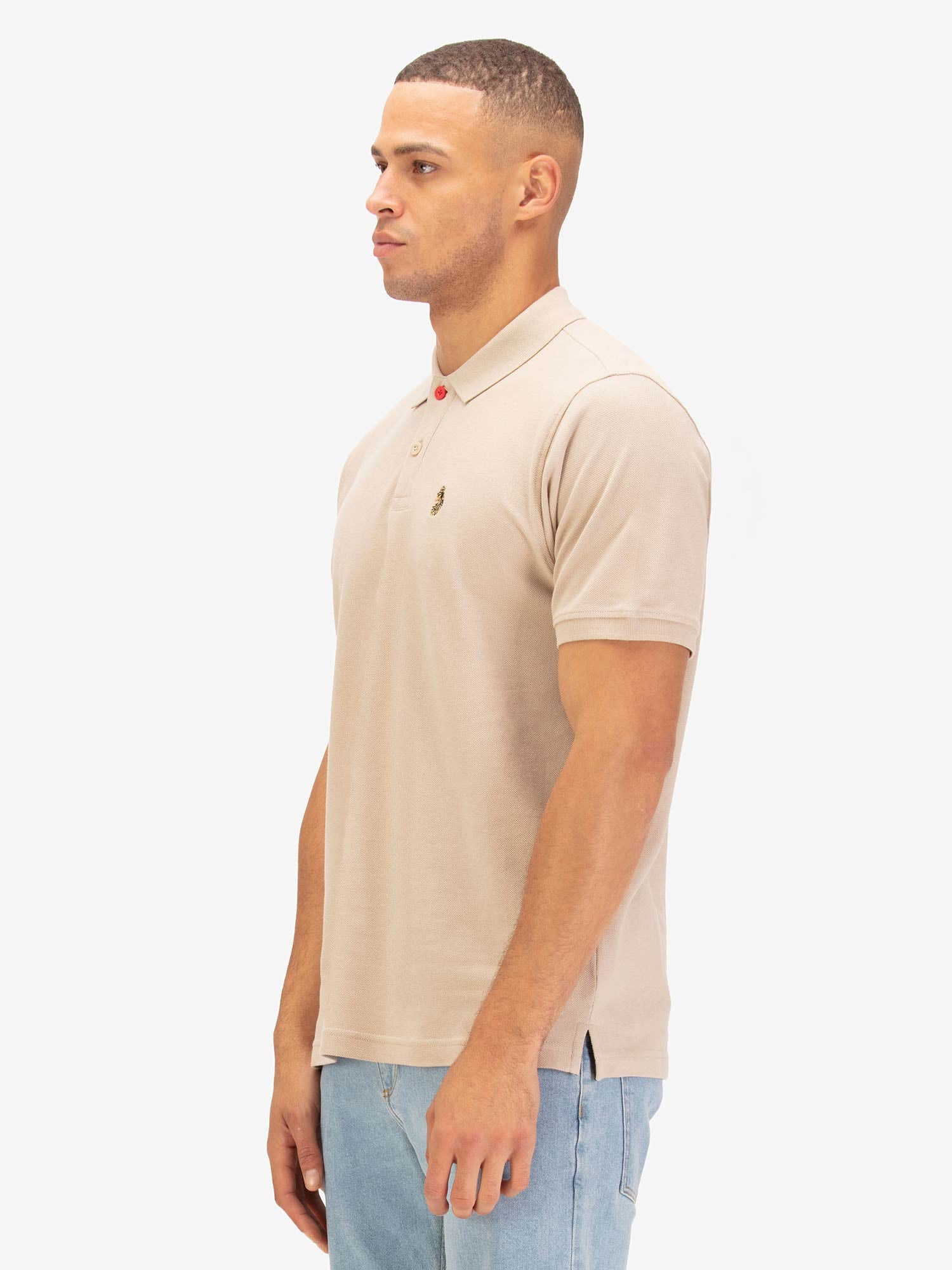 Luke 1977 New Mead Pique Polo Shirt - Stone