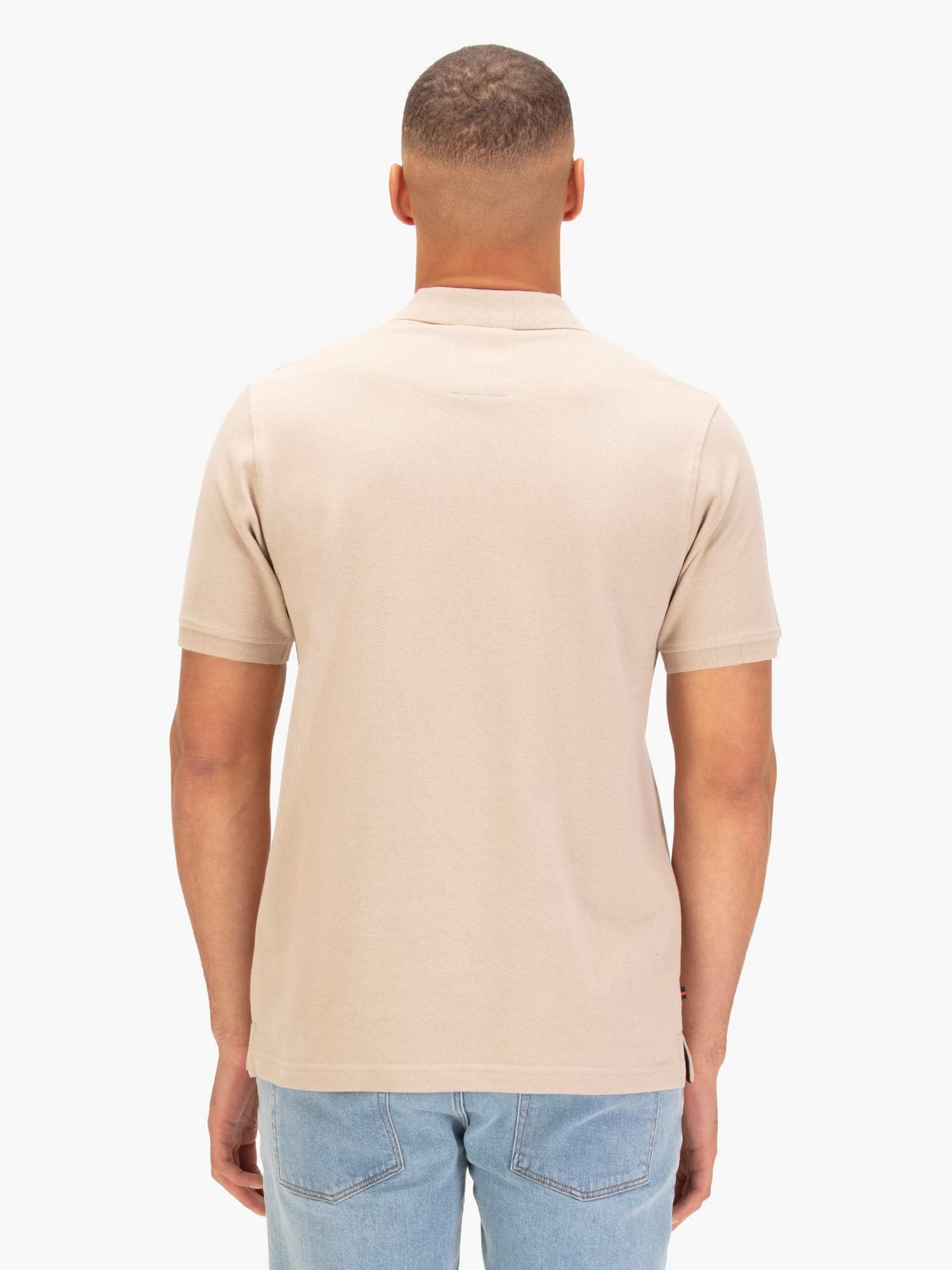 Luke 1977 New Mead Pique Polo Shirt - Stone