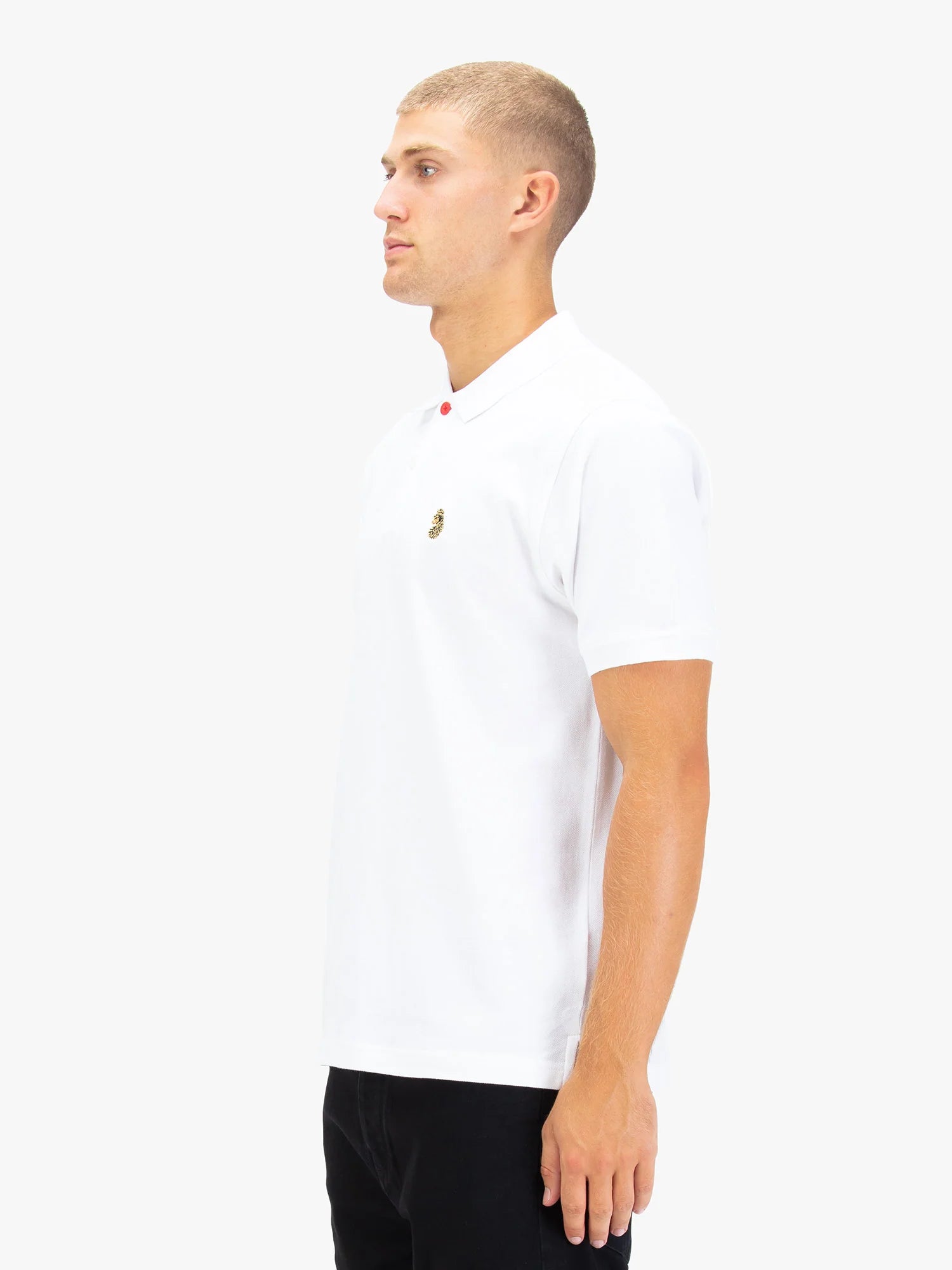 Luke 1977 New Mead Pique Polo Shirt - White