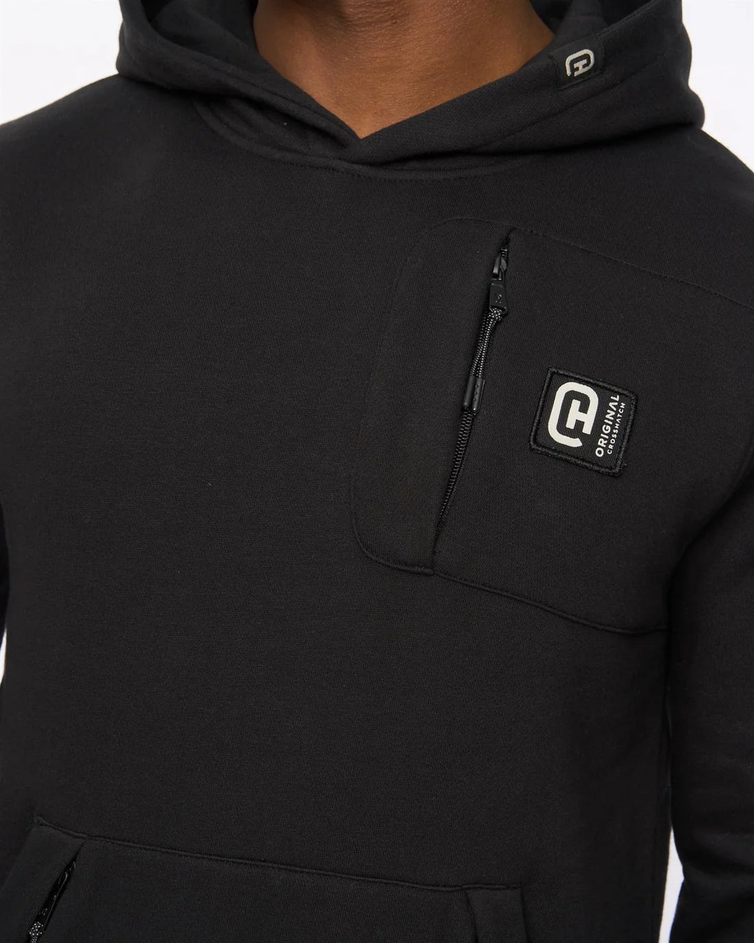 Crosshatch Portville Hoodie - Black