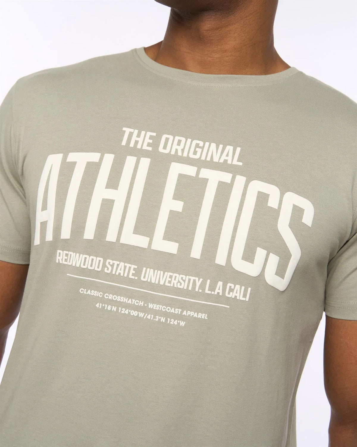 Crosshatch Athwood T-Shirt - Sage
