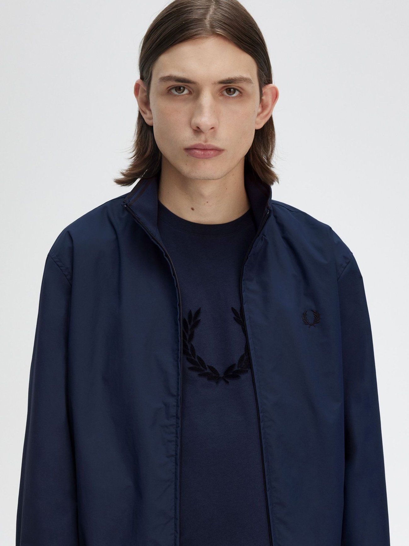 Fred Perry J2660 Brentham Jacket - X86 Tennis Blue
