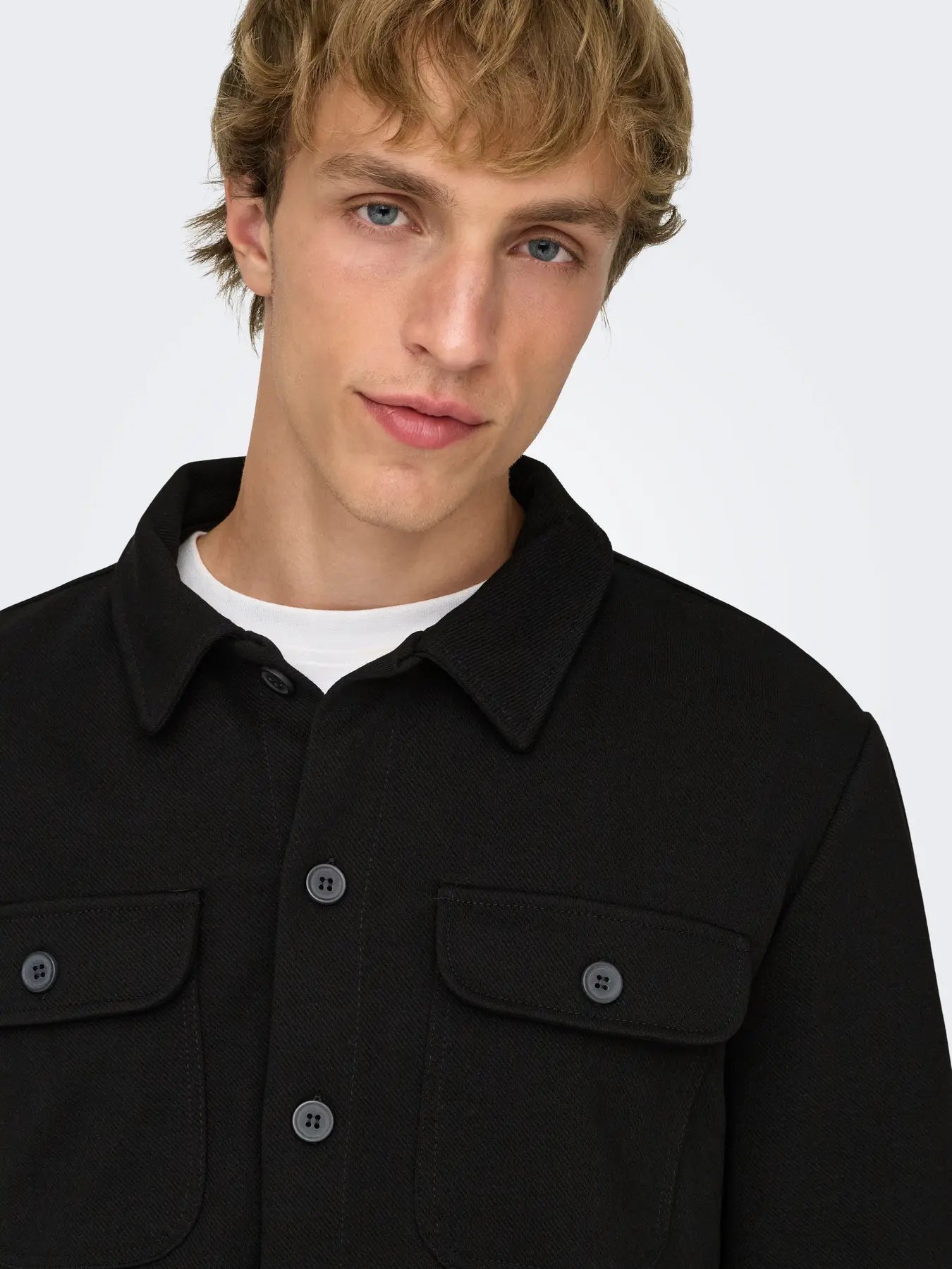 Only & Sons New Kodyl Sweat Overshirt - Black