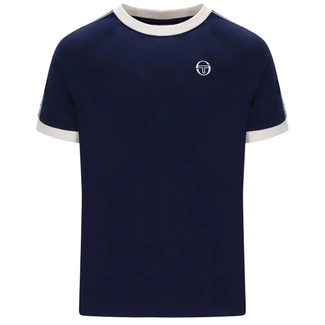 Sergio Tacchini STM21321 Bianchi Ringer T-Shirt 225 - Maritime Blue
