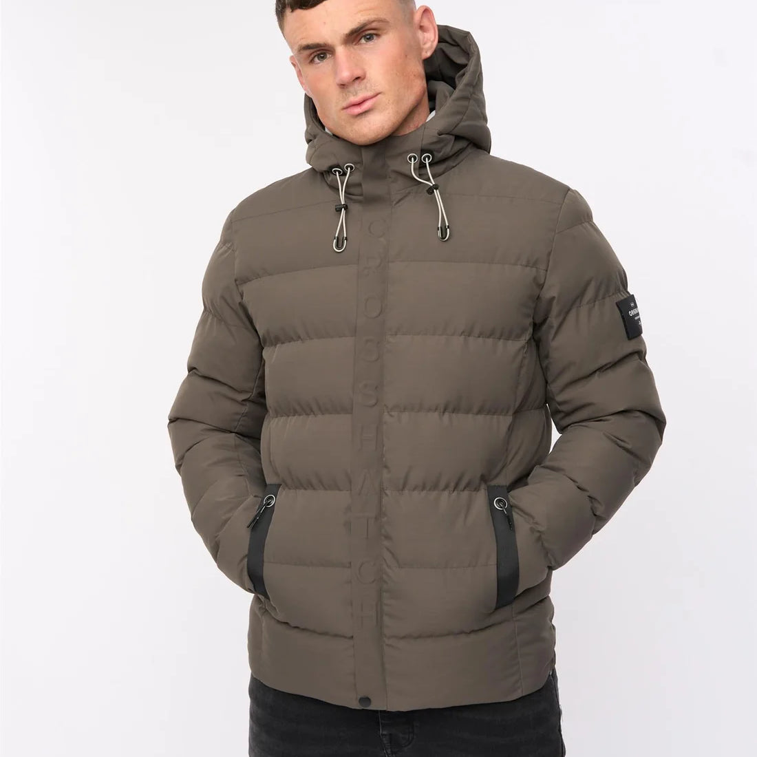 Crosshatch Kampleys Jacket - Dark Olive