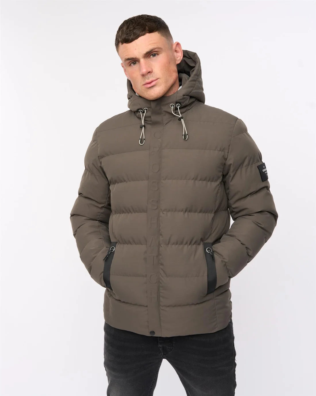 Crosshatch Kampleys Jacket - Dark Olive