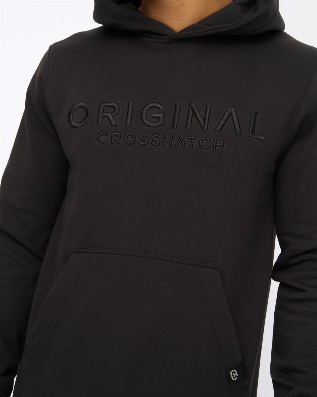 Crosshatch Haromere Hoodie - Black