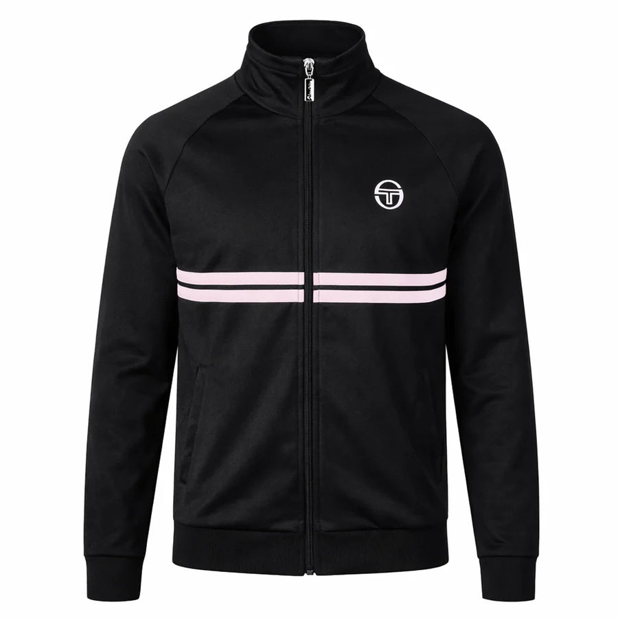 Sergio Tacchini STM25101 Dallas Track Top - Black/Light Lilac