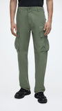 Tommy Jeans DM0DM23710M04 Otis Canvas Cargo Trousers - Rocky Mountain
