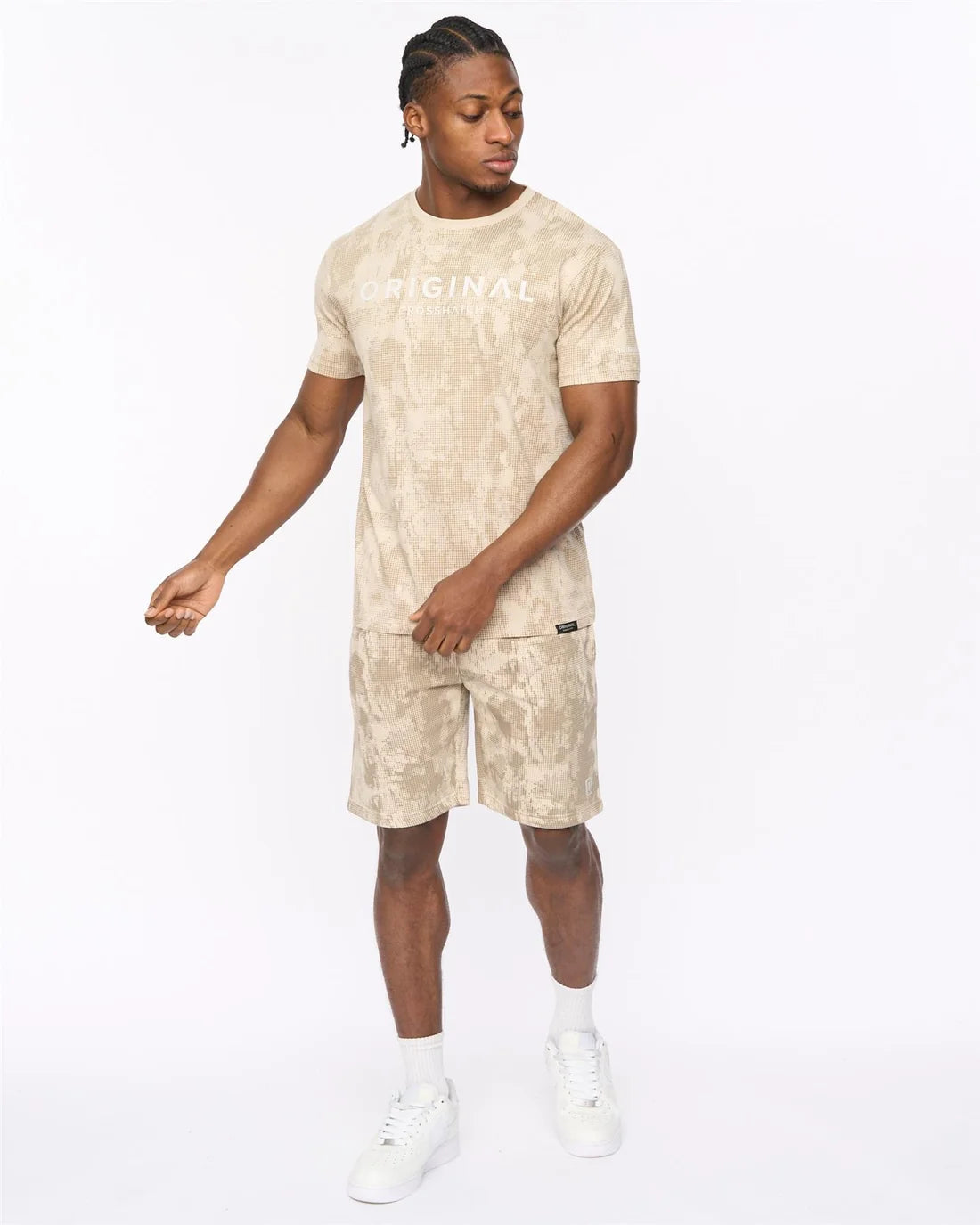 Crosshatch Bardon Camo T-Shirt
