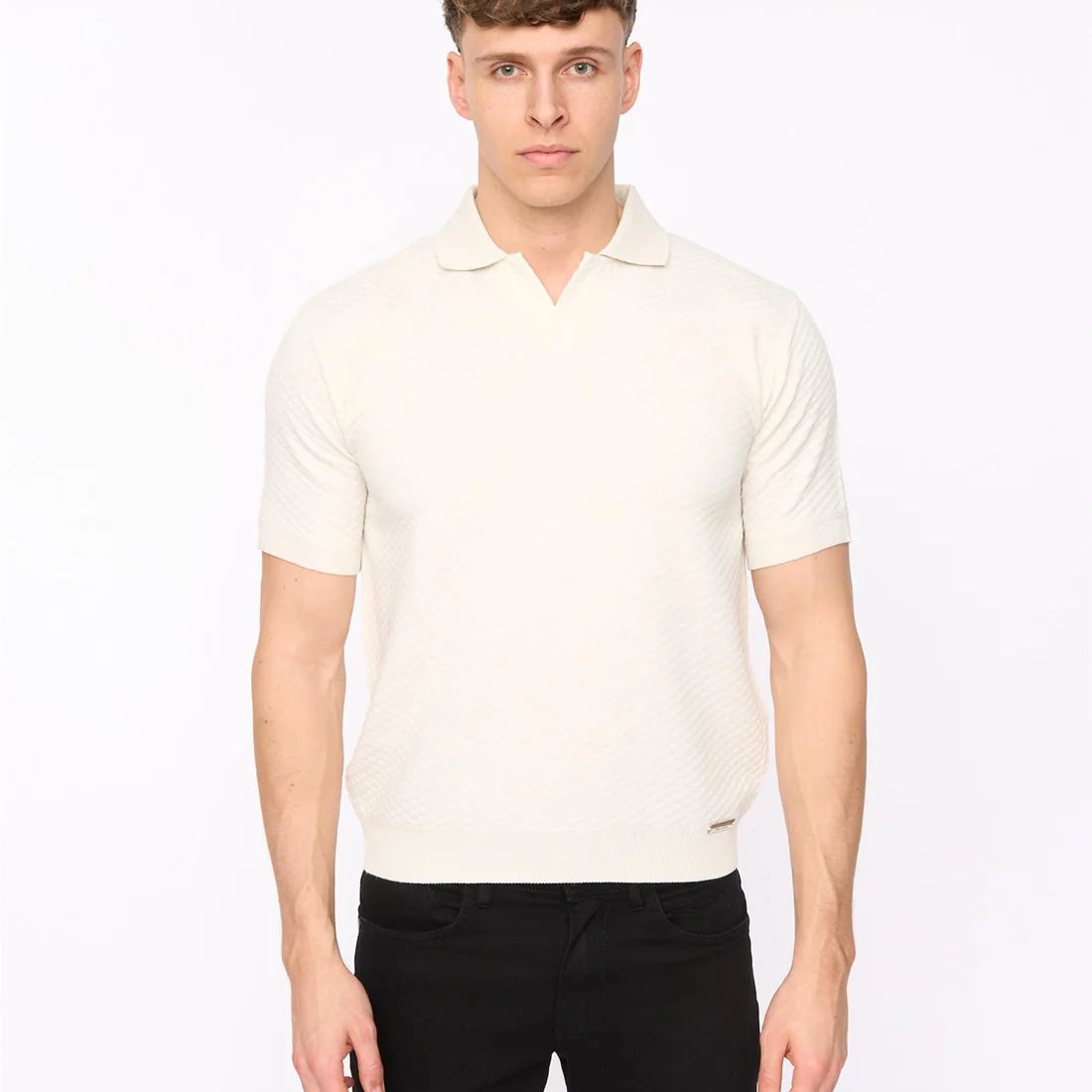 Duck & Cover Morwin Polo Shirt - Light Stone