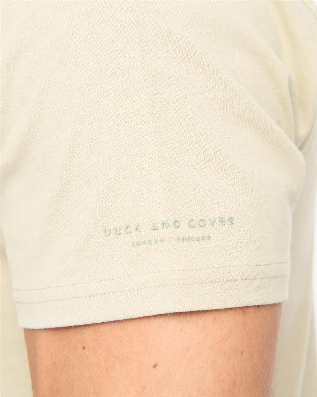 Duck & Cover Kematone T-Shirt - Light Sage