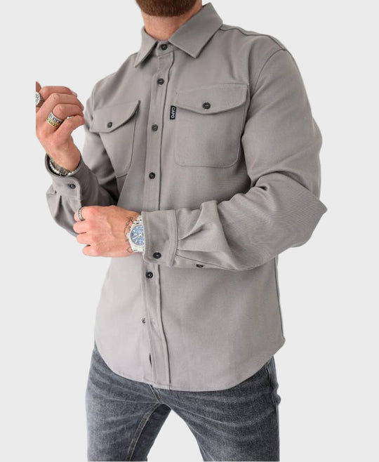 Capo Overshirt Light Grey