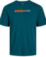 Jack & Jones E Logo T-Shirt - Deep Teal