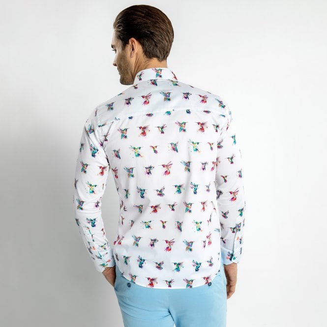 Claudio Lugli CP6922 Hummingbird Shirt White
