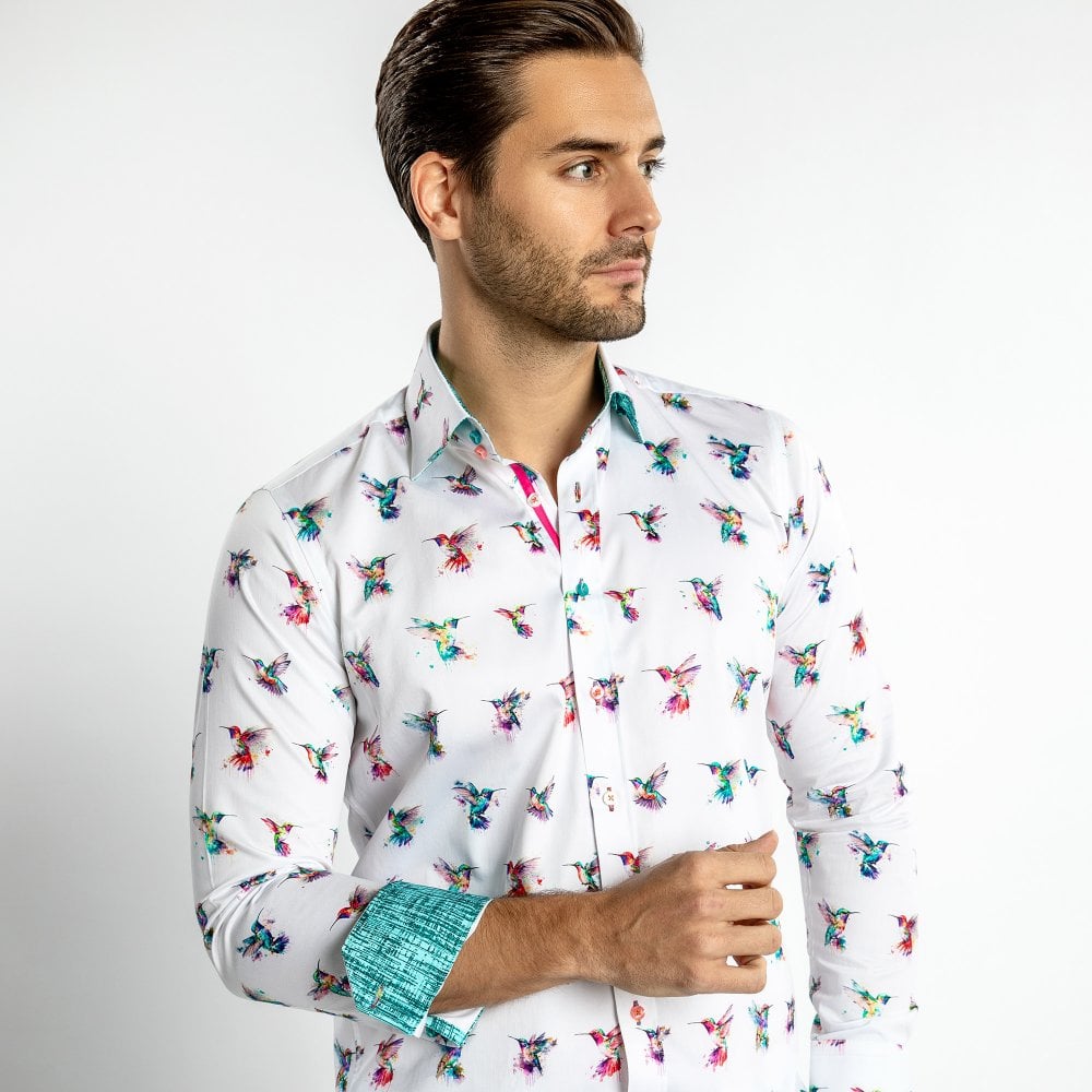 Claudio Lugli CP6922 Hummingbird Shirt White