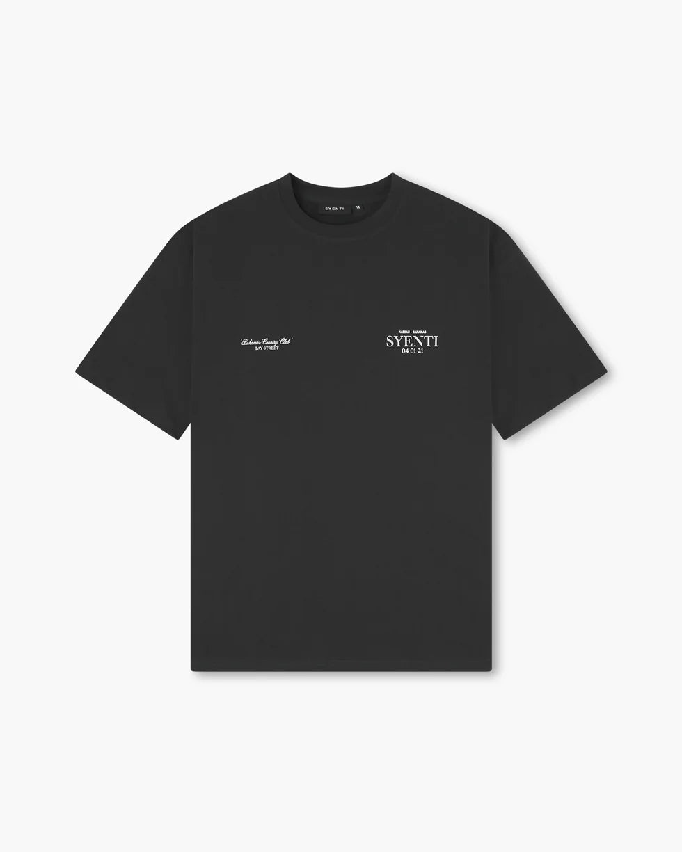 Syenti Country Club T-Shirt - Black