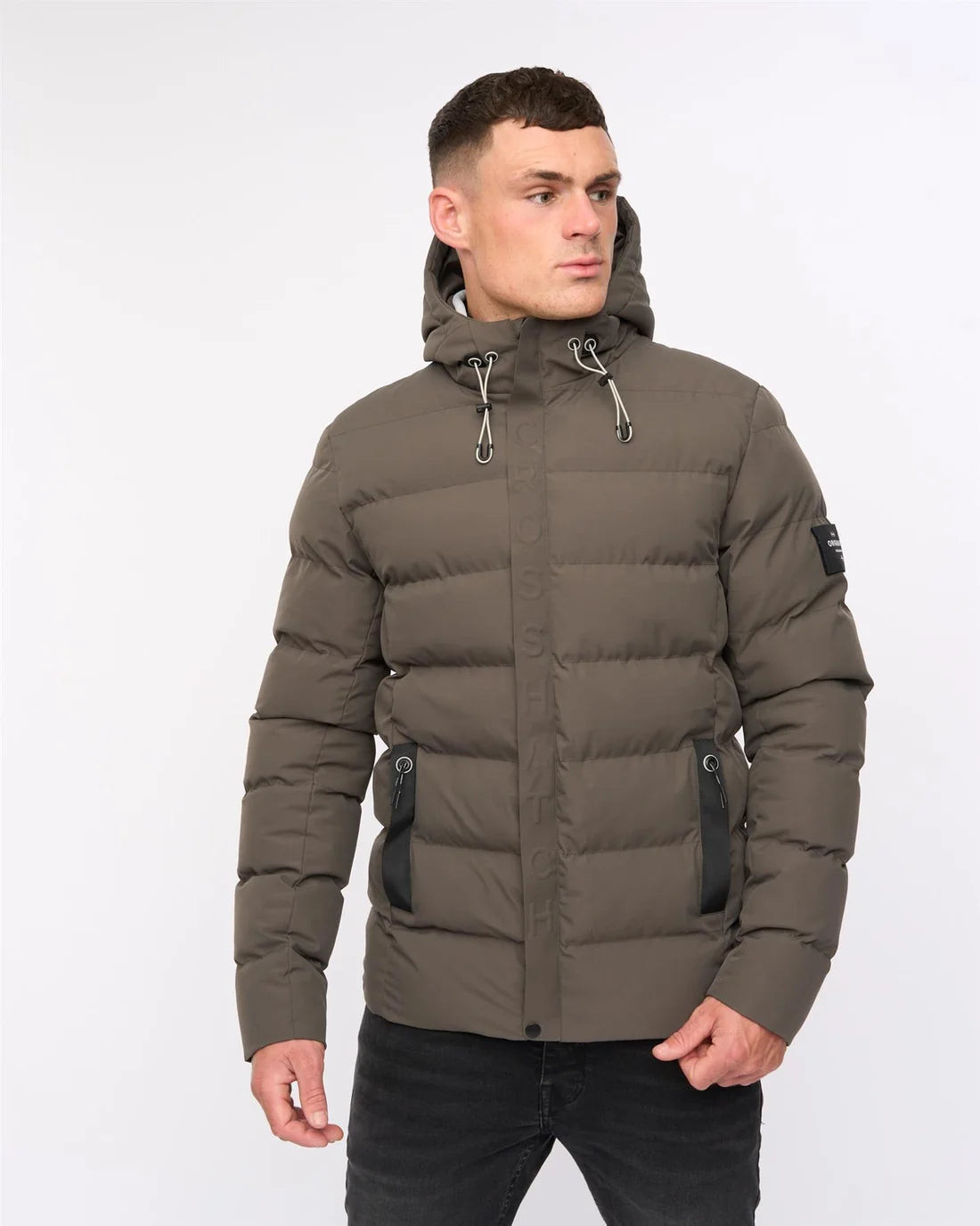 Crosshatch Kampleys Jacket - Dark Olive