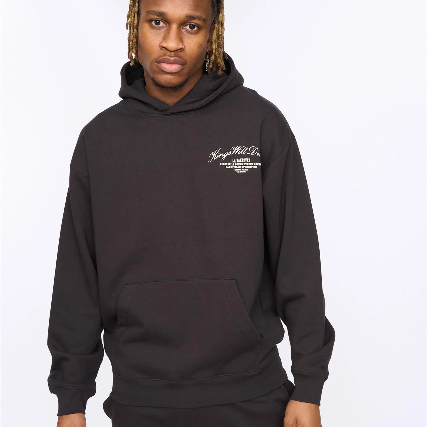 Kings Will Dream Arch Oversized Hoodie - Black