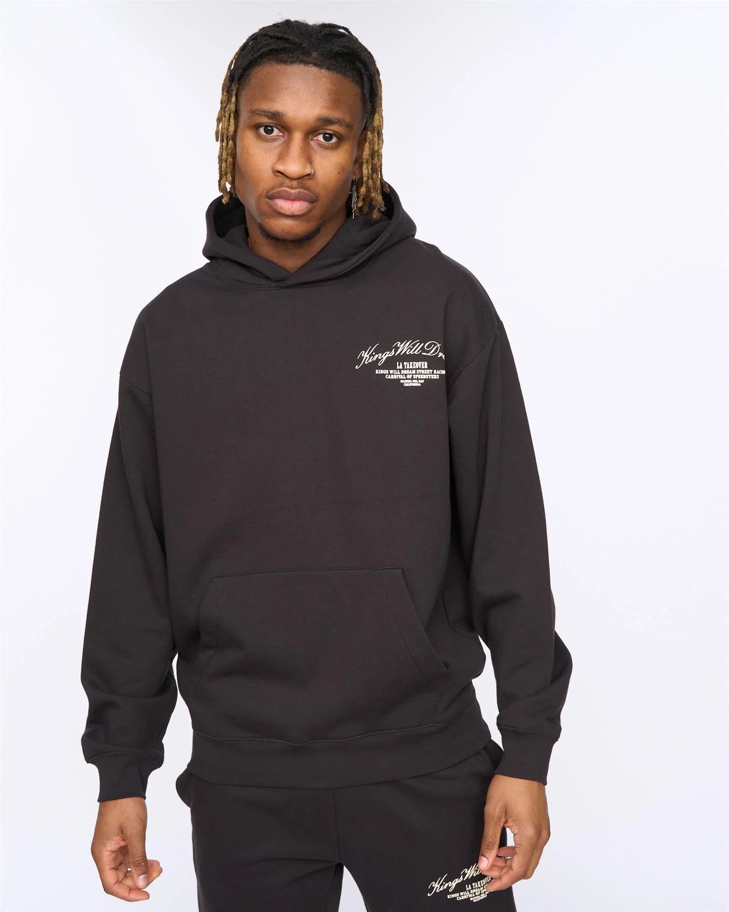 Kings Will Dream Arch Oversized Hoodie - Black