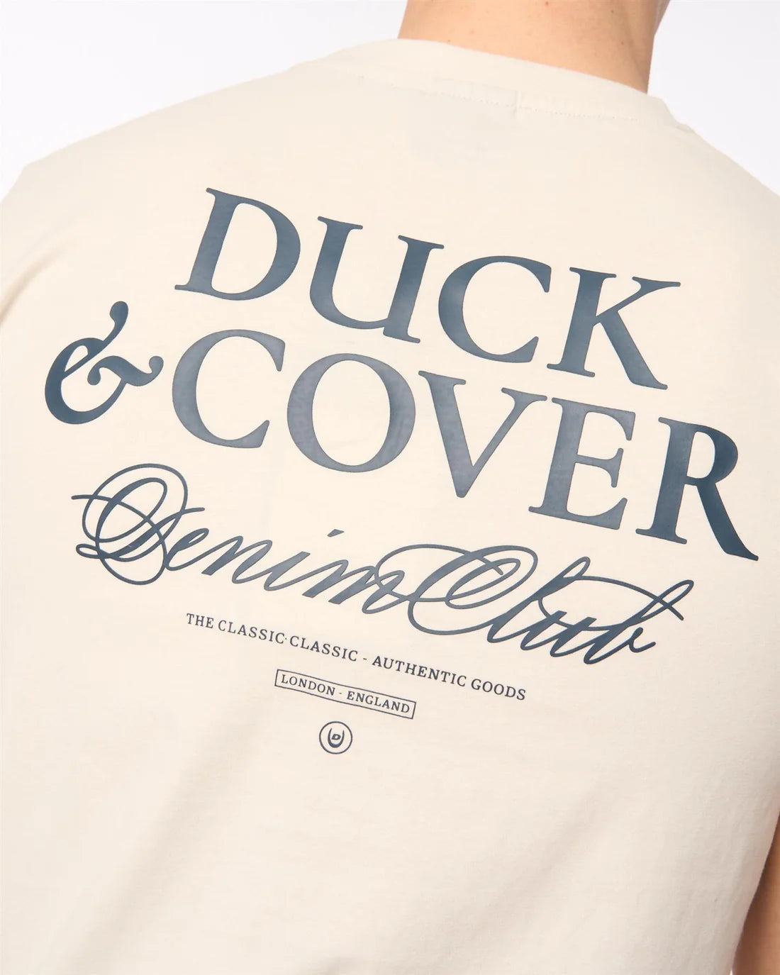 Duck & Cover Sudbury T-Shirt - Light Stone