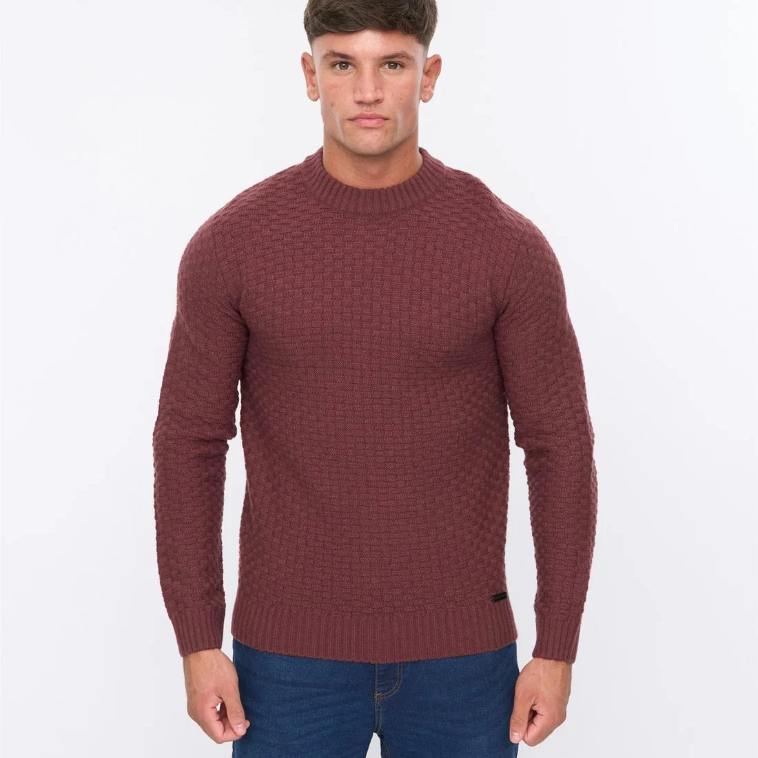 Duck and Cover Matera Texture Knit - Raisin