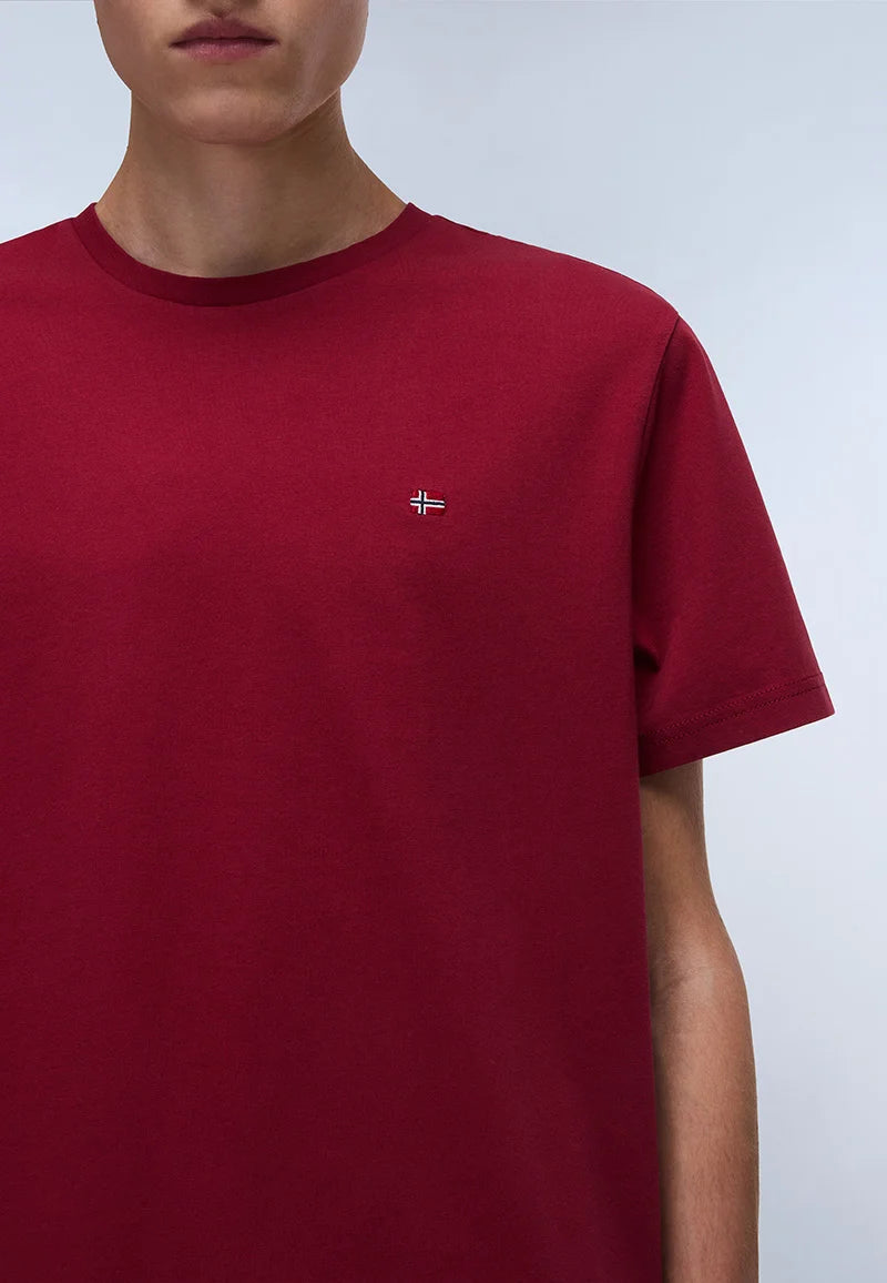 Napapijri New Salis T-Shirt - Tibetan Red