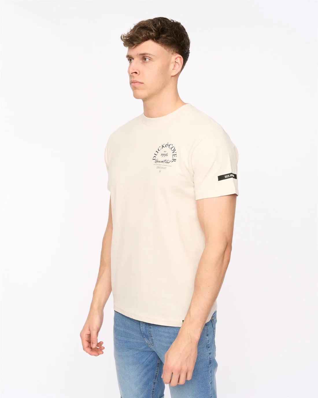 Duck & Cover Sudbury T-Shirt - Light Stone