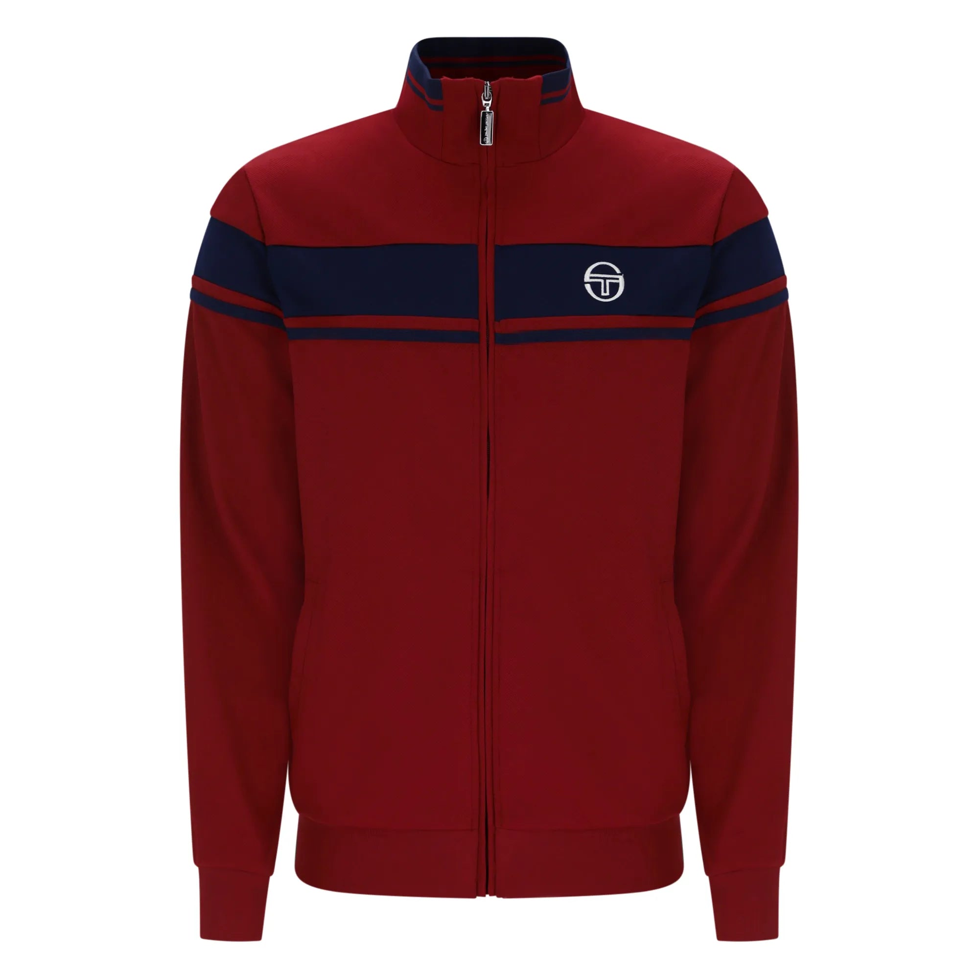 Sergio Tacchini STM14551 Damarindo Track Top 500 - Merlot/Maritime Blue