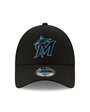 New Era Miami Marlins 9FORTY Adjustable Cap - Black