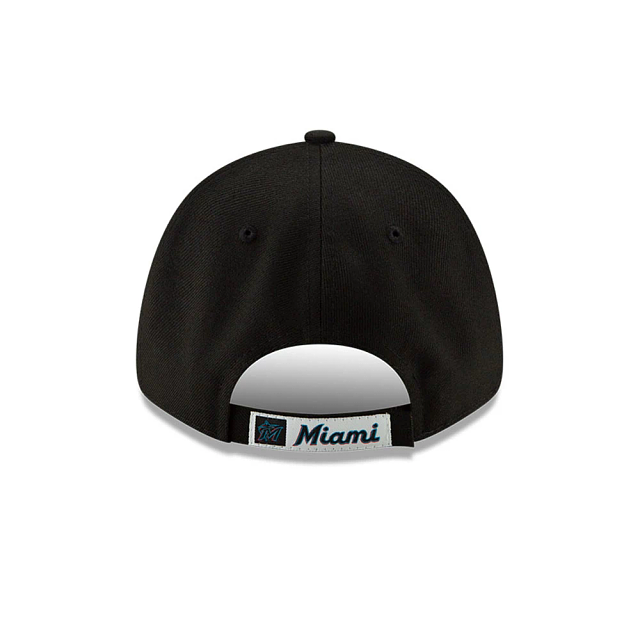 New Era Miami Marlins 9FORTY Adjustable Cap - Black