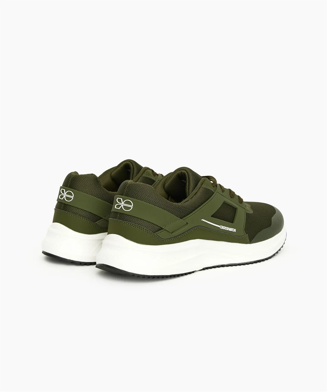 Crosshatch Holywell Trainers - Olive