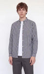 JJ Rebel Gavin Gingham L/S Shirt - Navy Blazer