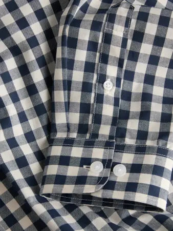 JJ Rebel Gavin Gingham L/S Shirt - Navy Blazer