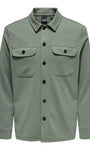 Only & Sons New Kodyl Sweat Overshirt - Castor Grey