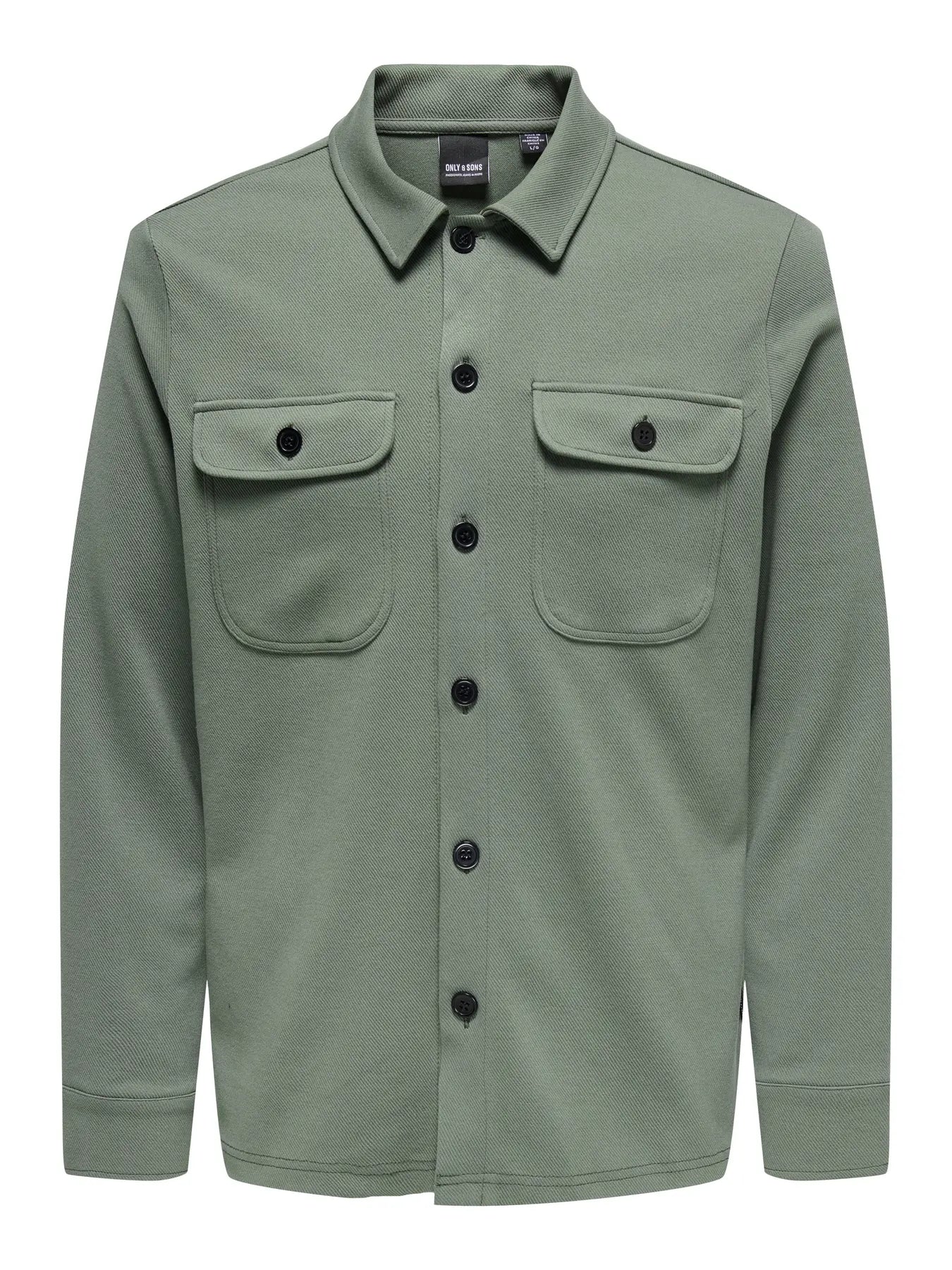 Only & Sons New Kodyl Sweat Overshirt - Castor Grey