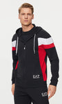 EA7 EMPORIO ARMANI 3DPV10 HOODIE 1578 NIGHT BLUE