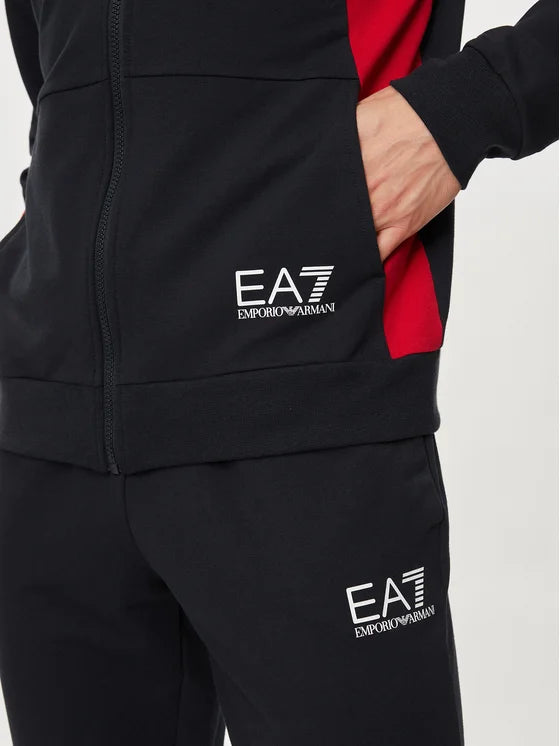EA7 EMPORIO ARMANI 3DPV10 HOODIE 1578 NIGHT BLUE